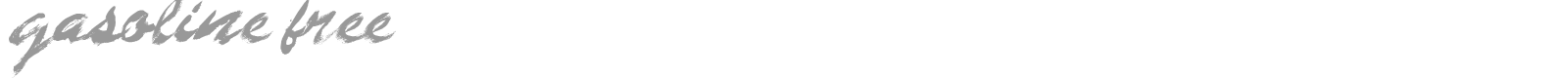 Gasoline Free font preview